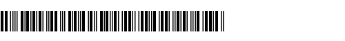 Картинка Шрифта 3 of 9 Barcode Regular