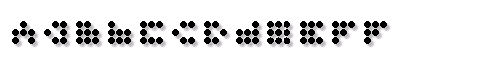 Картинка Шрифта 3x3 dots Bold