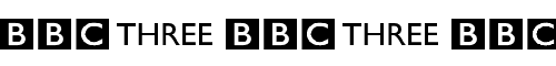 Картинка Шрифта BBC Striped Channel Logos Regular