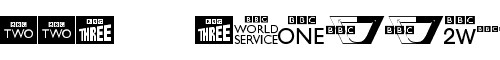 Картинка Шрифта BBC TV Channel Logos Regular