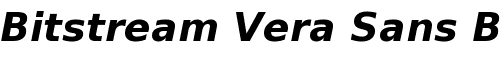 Картинка Шрифта Bitstream Vera Sans Bold Oblique