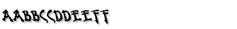 Картинка Шрифта Bushido Bold Leftalic Bold Italic