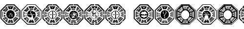 Картинка Шрифта Dharma Initiative Logos Regular