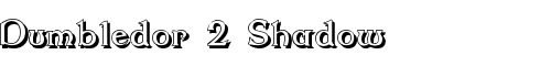 Картинка Шрифта Dumbledor 2 Shadow Regular