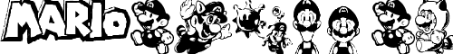Картинка Шрифта Mario and Luigi Regular