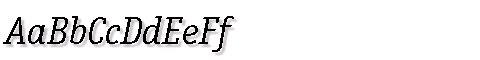 Картинка Шрифта OfficinaSerifC Italic
