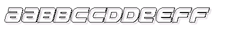 Картинка Шрифта Ozda 3D Italic Italic