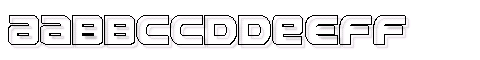 Картинка Шрифта Ozda 3D Regular