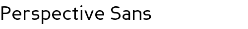Картинка Шрифта Perspective Sans Regular