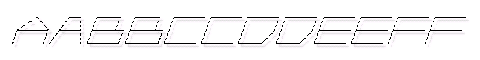 Картинка Шрифта Player 1 Up Gradient Italic Italic