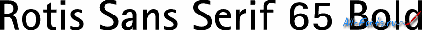 Картинка Шрифта Rotis Sans Serif 65 Bold
