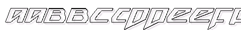 Картинка Шрифта Snubfighter 3D Italic Italic