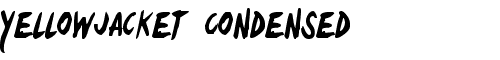 Картинка Шрифта Yellowjacket Condensed Condensed
